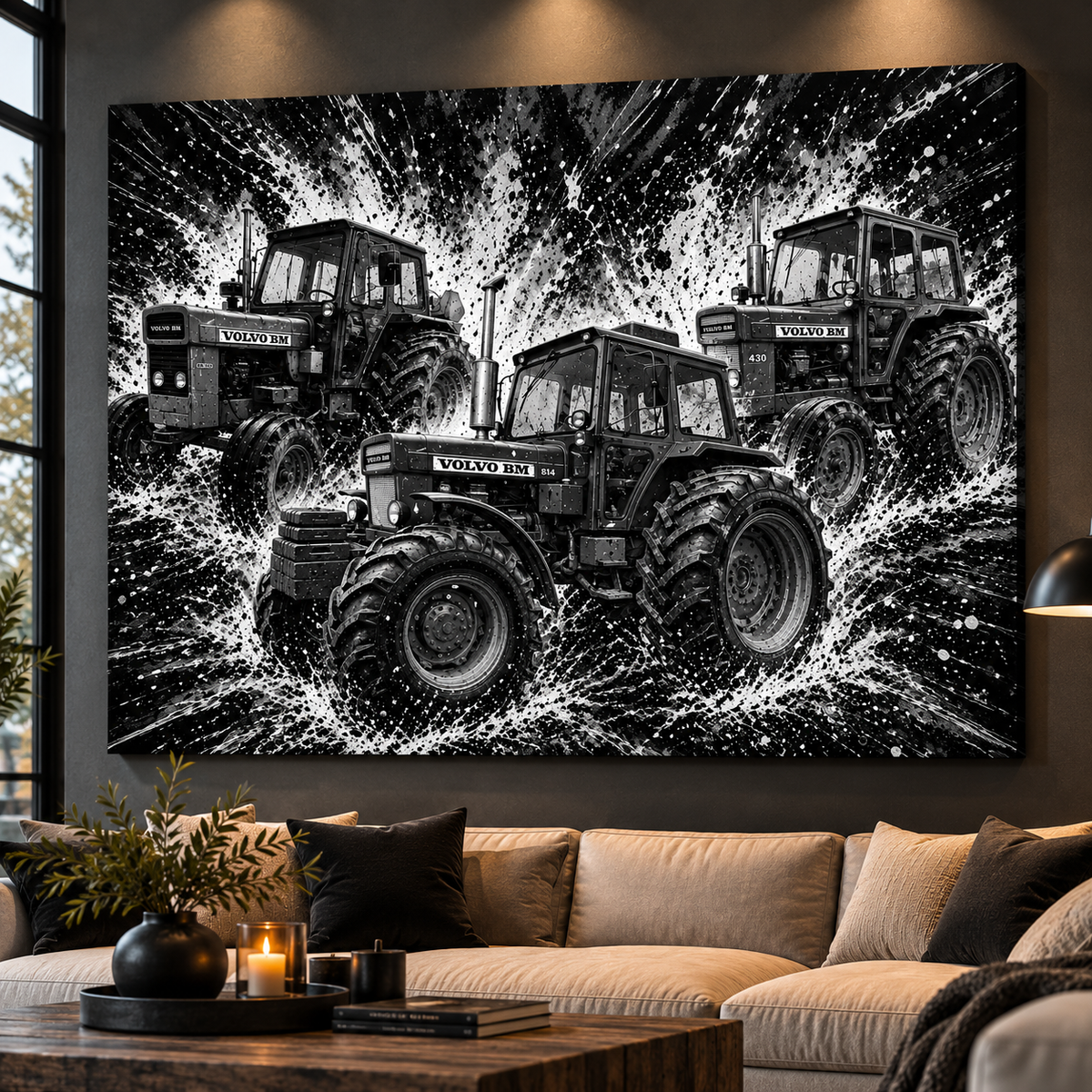 Volvo BM Traktorer Canvas