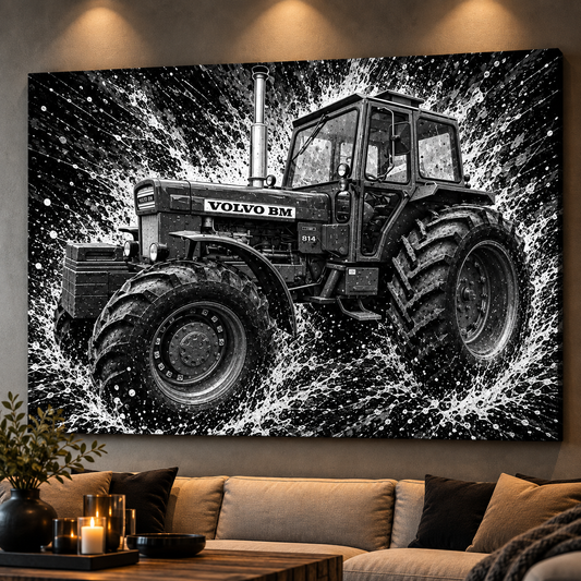 Volvo BM 814 Traktor Canvas