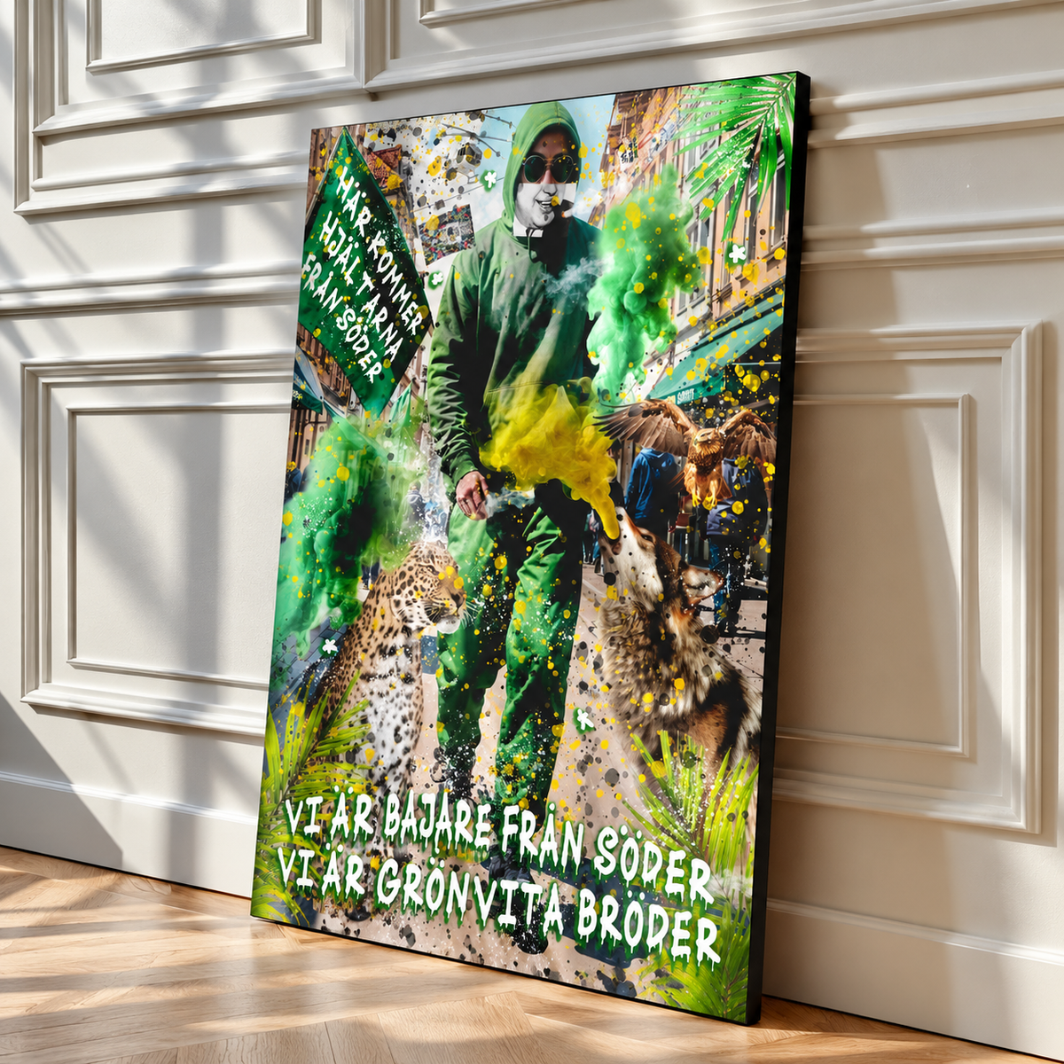 Hammarby Supporter Canvas