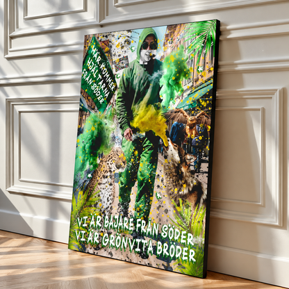 Hammarby Supporter Canvas