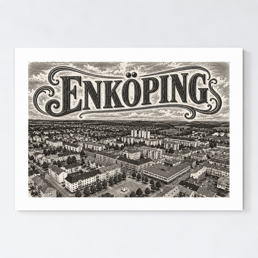 Enköping Nostalgi Poster