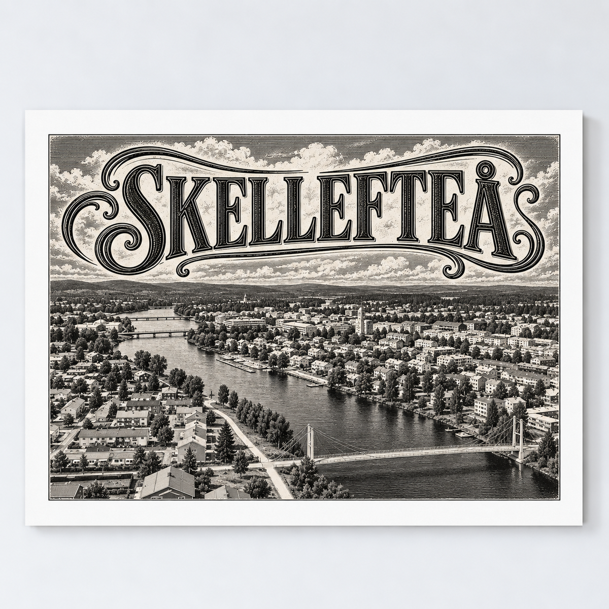 Skellefteå Nostalgi Poster