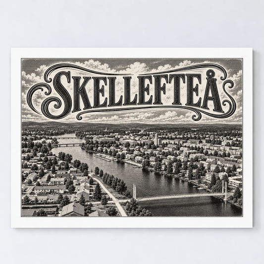 Skellefteå Nostalgi Poster