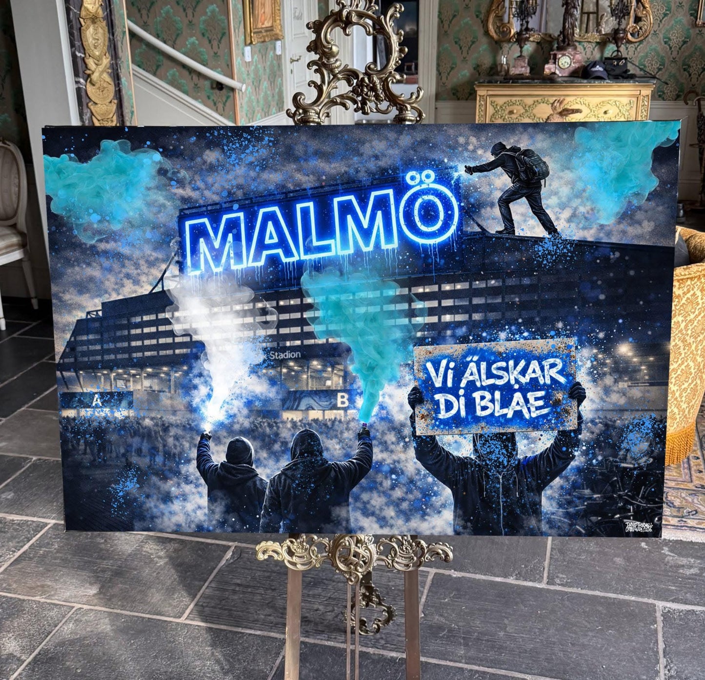 Malmö Canvastavla 80x120cm