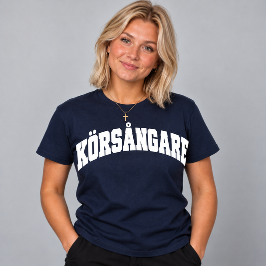 Körsångare College Text T-shirt