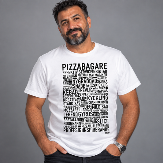 Pizzabagare Text T-shirt