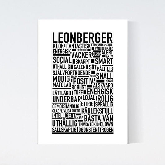 Leonberger Text Poster