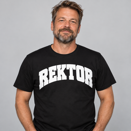Rektor College Text T-shirt