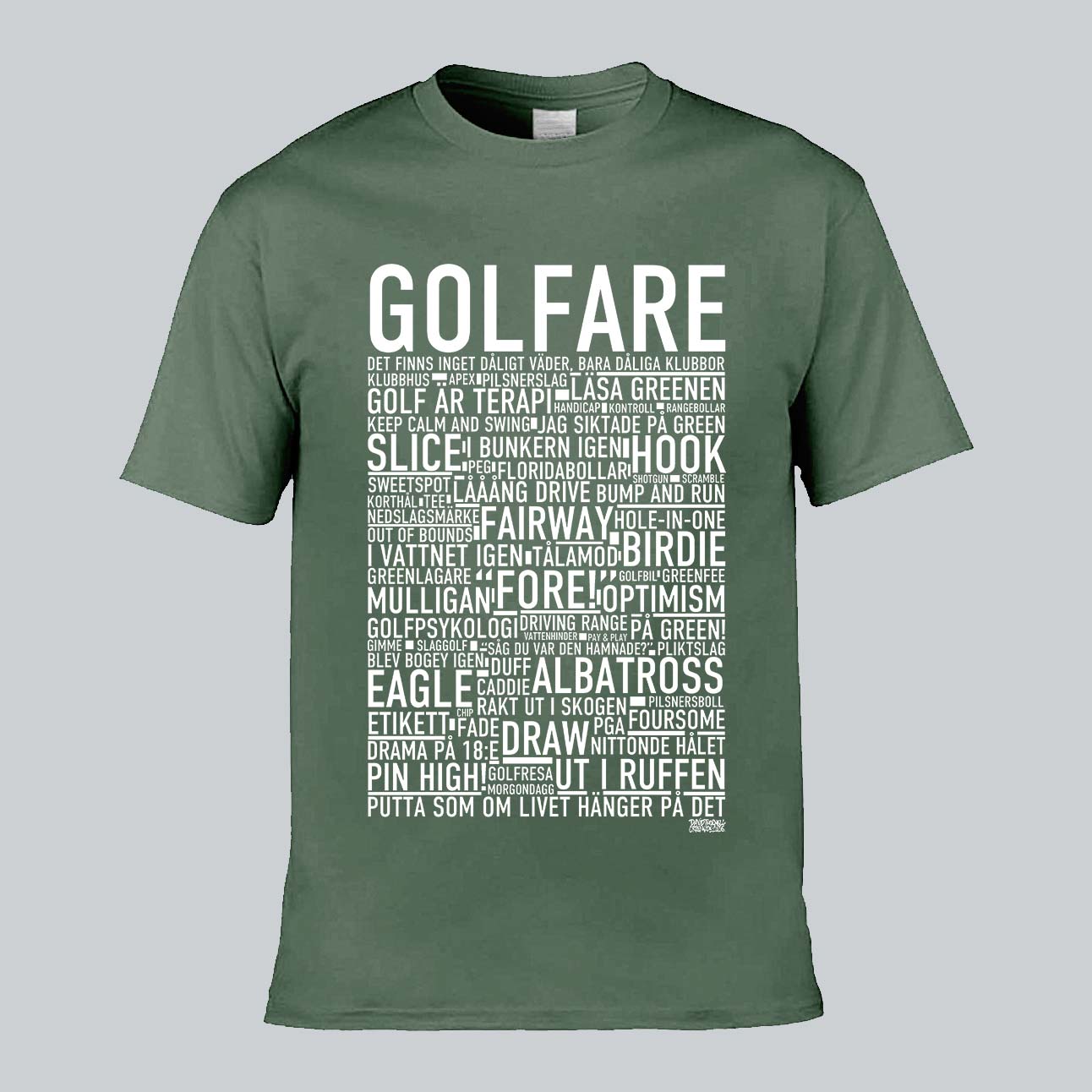 Golfare Text T-shirt