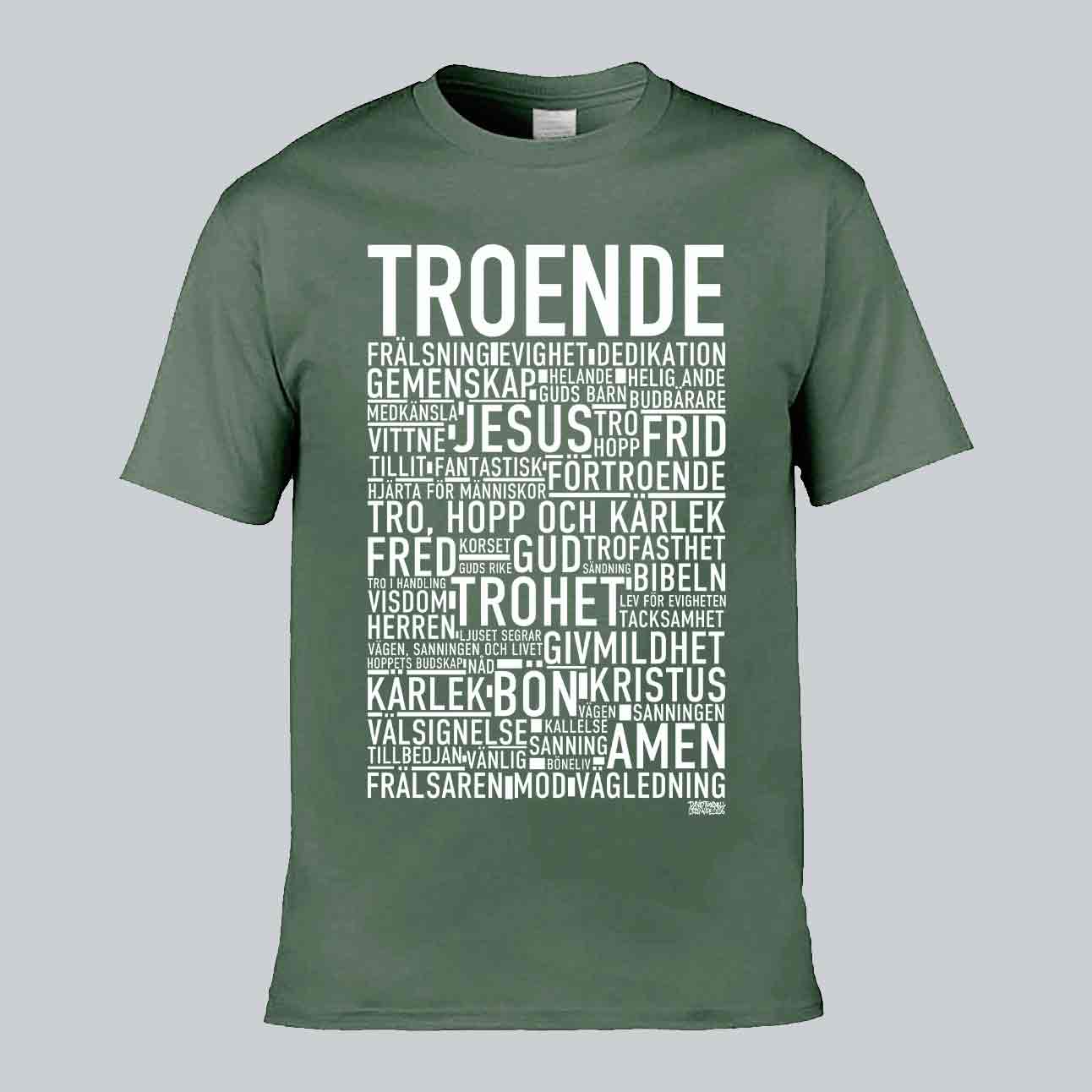 Troende Text T-shirt