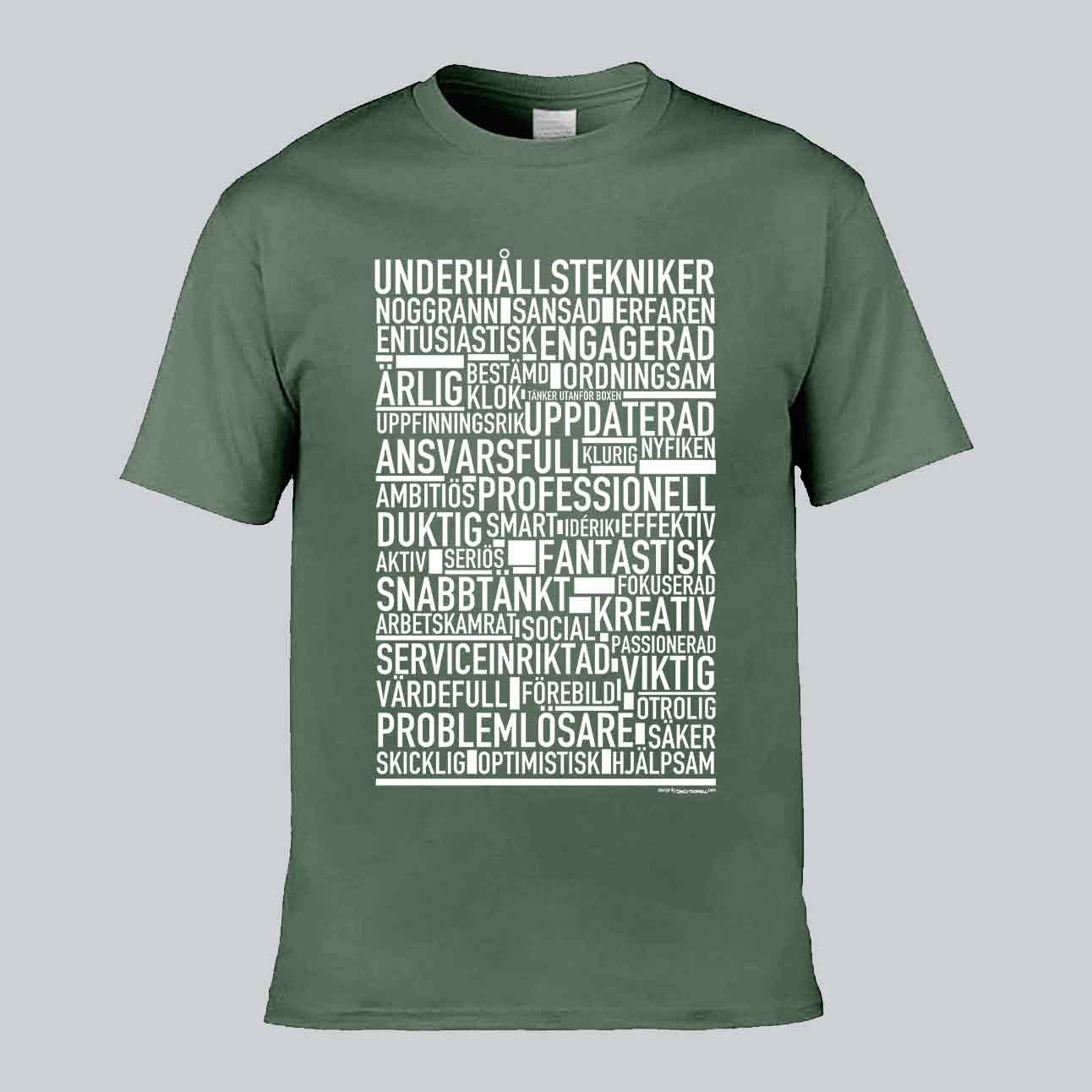 Underhållstekniker Text T-shirt
