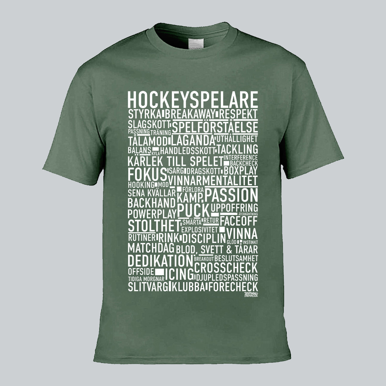Hockeyspelare Text T-shirt