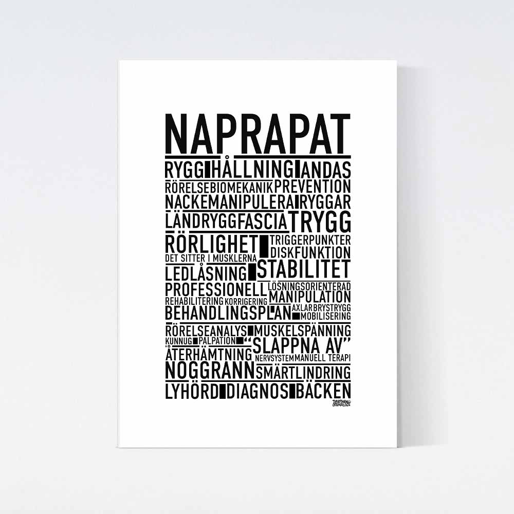 Naprapat Text Poster
