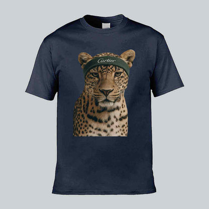Leopard Sweatband T-shirt