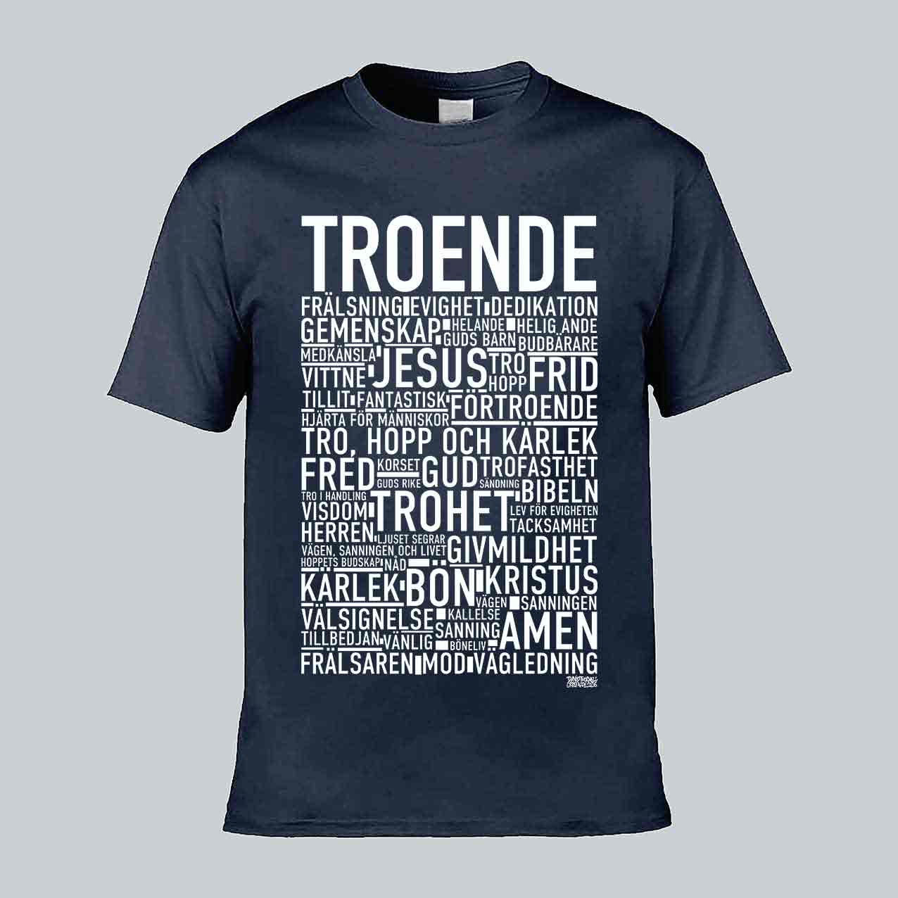 Troende Text T-shirt