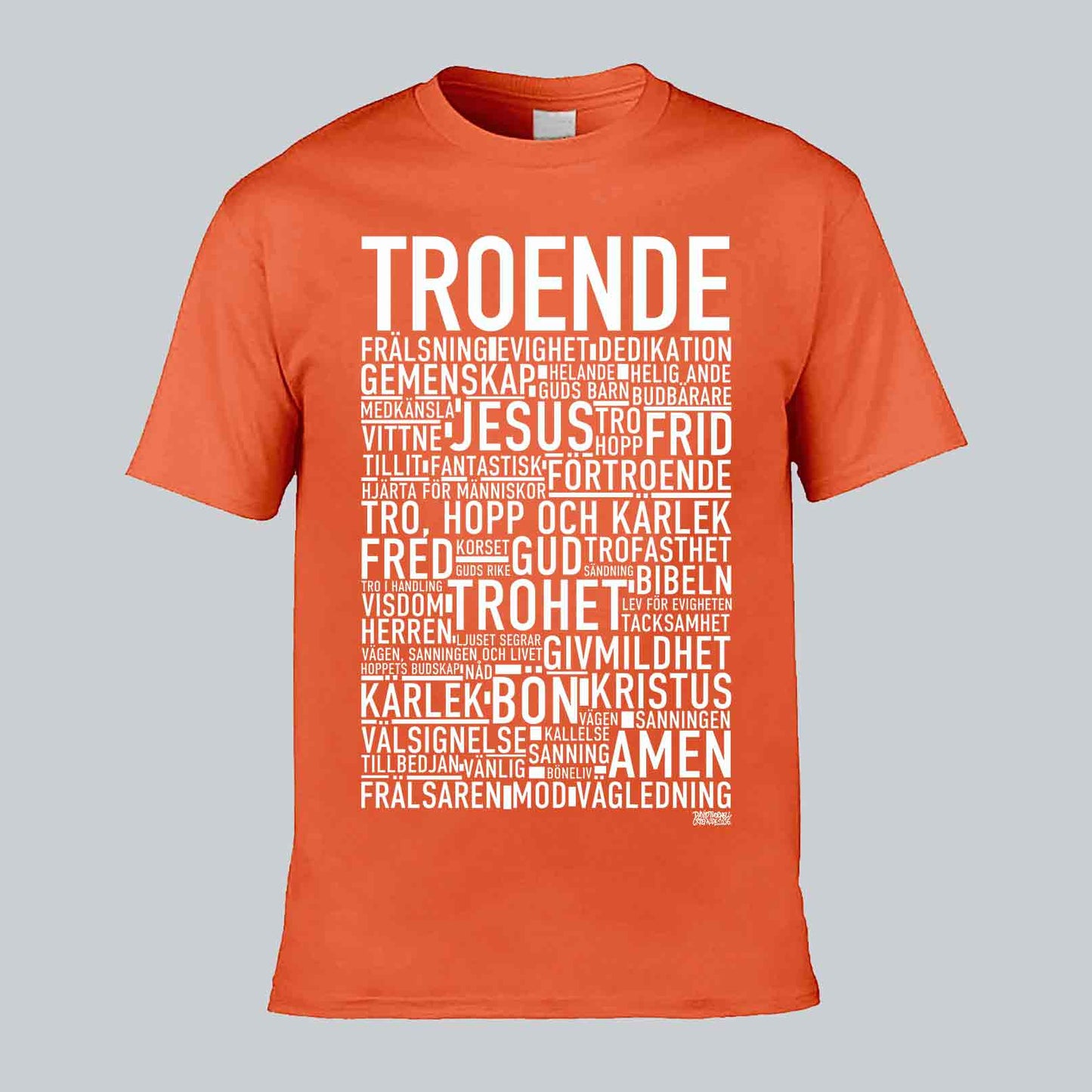 Troende Text T-shirt