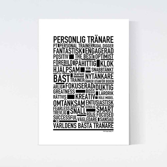 Personlig Tränare Text Poster