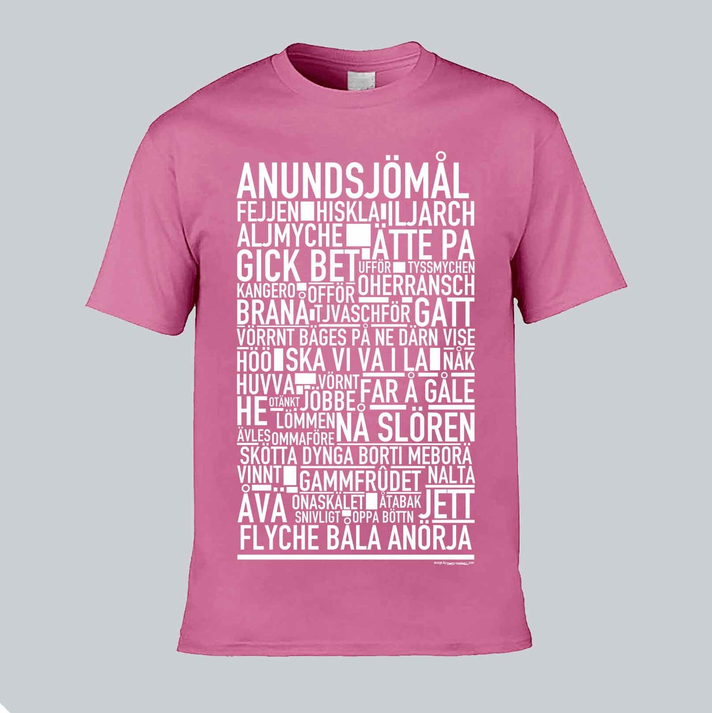 Anundsjömål Dialekt Text T-shirt
