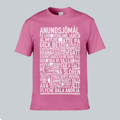 Anundsjömål Dialekt Text T-shirt