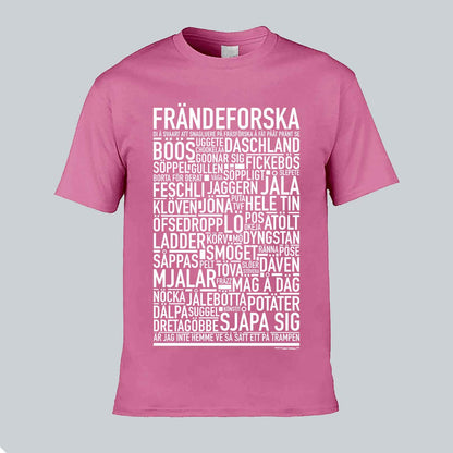 Frändeforska Dialekt Text T-shirt