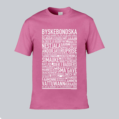 Byskebondska Dialekt Text T-shirt