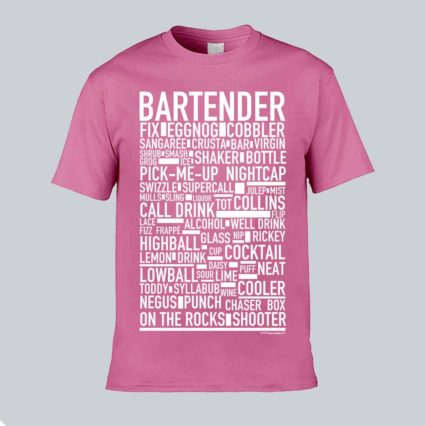 Bartender Text T-shirt