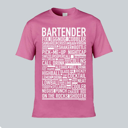 Bartender Text T-shirt