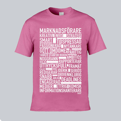 Marknadsförare Text T-shirt