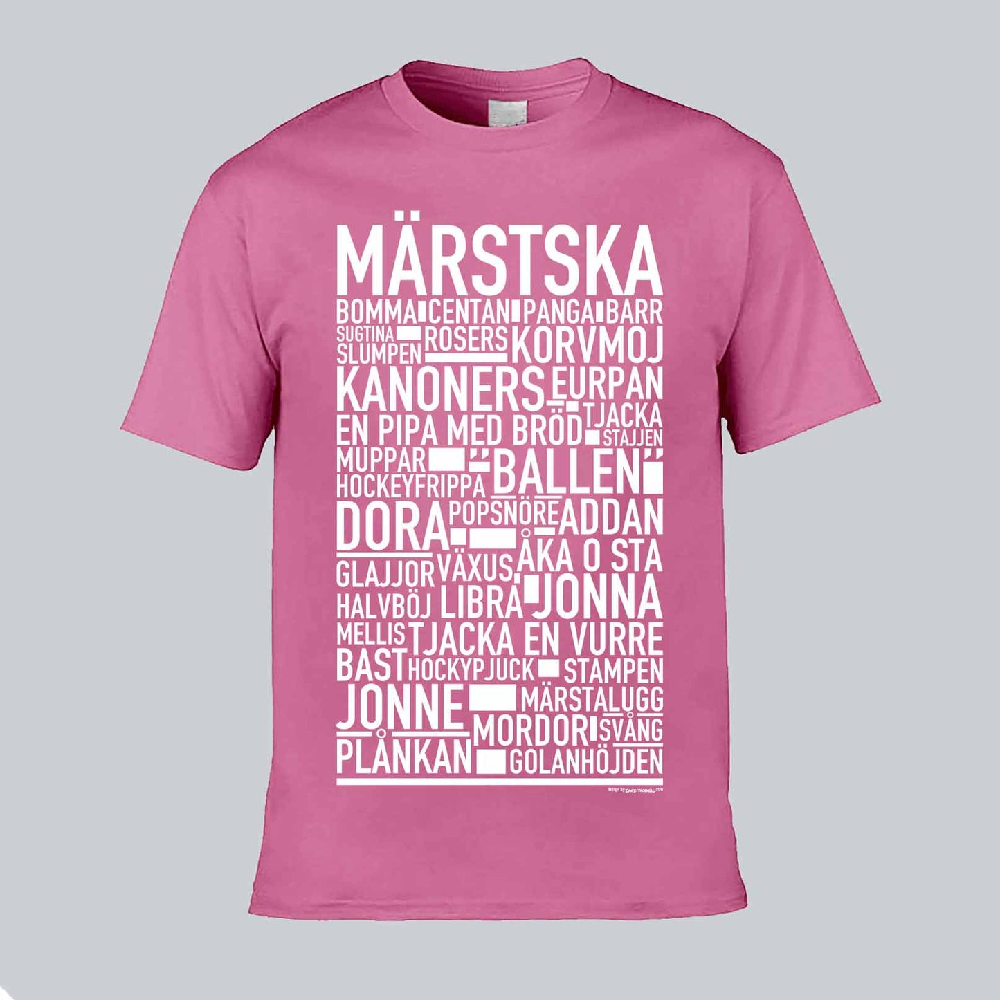 Märstska Dialekt Text T-shirt