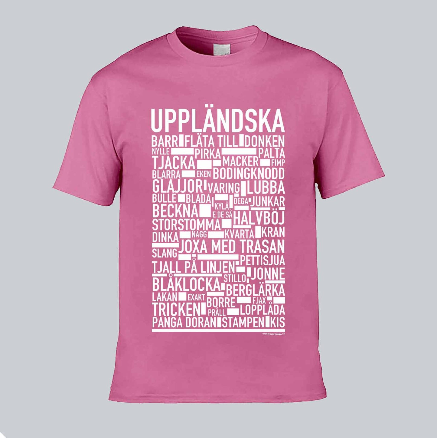 Uppländska Dialekt Text T-shirt