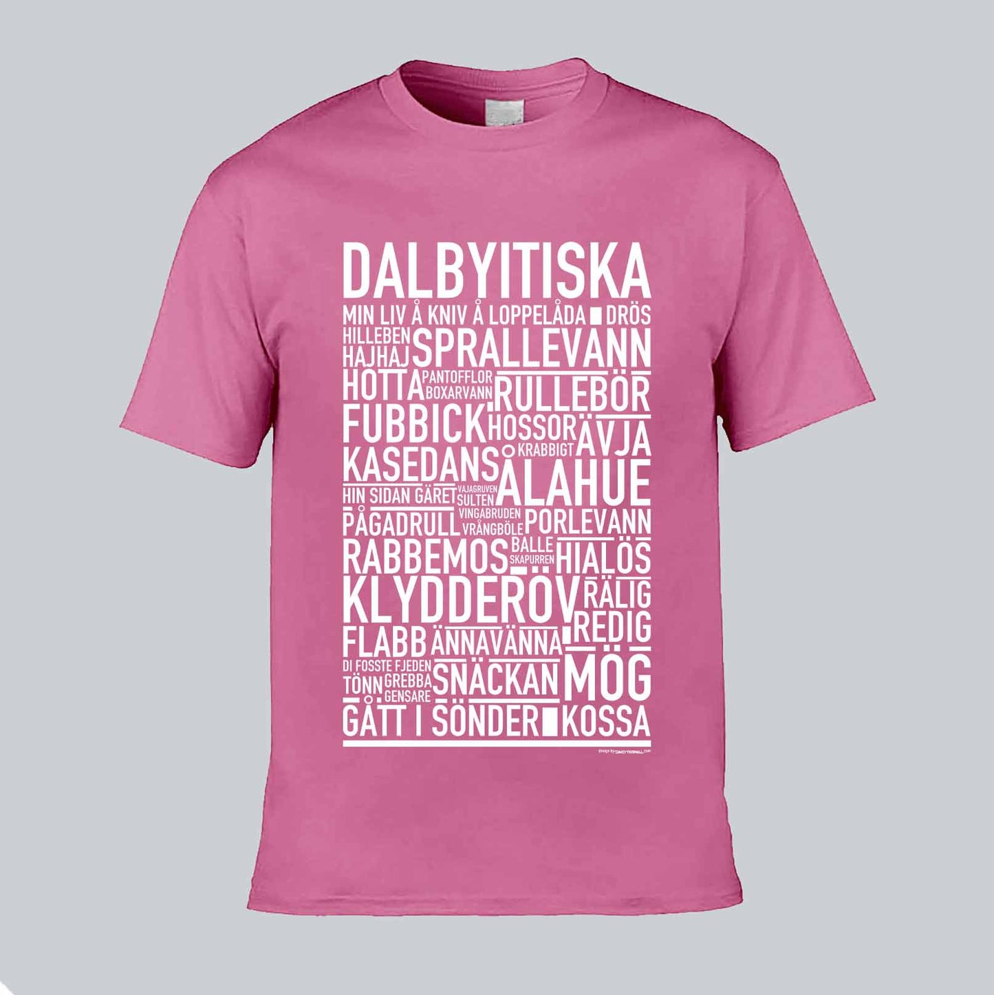 Dalbyitiska Dialekt Text T-shirt