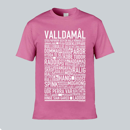 Valldamål Dialekt Text T-shirt