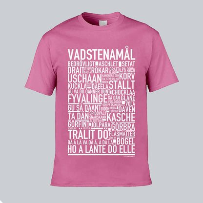 Vadstenamål Dialekt Text T-shirt