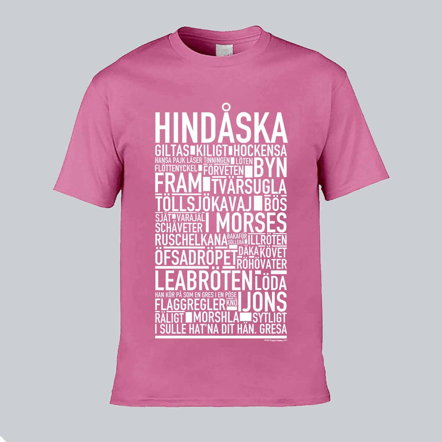 Hindåska Dialekt Text T-shirt
