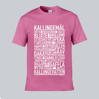 Kallingemål Dialekt Text T-shirt