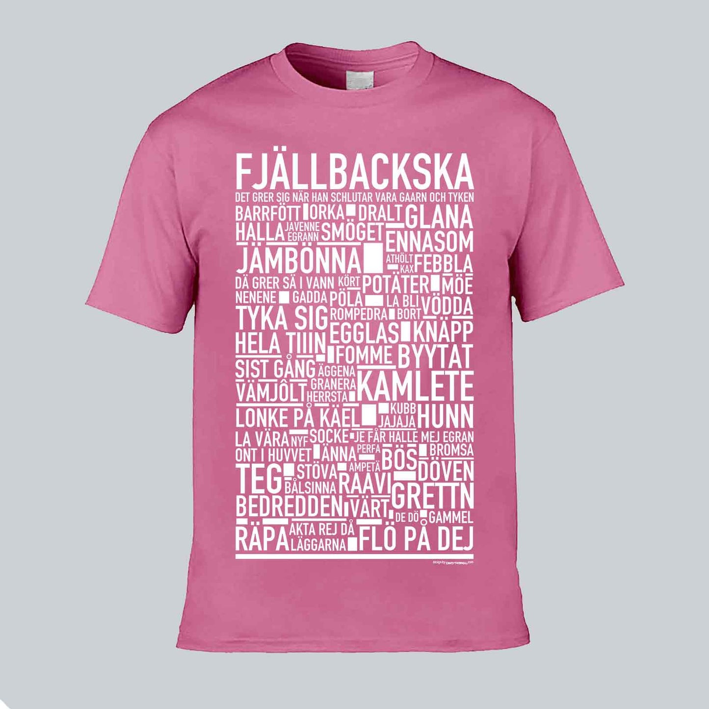 Fjällbackska Dialekt Text T-shirt