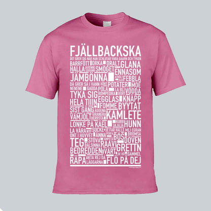 Fjällbackska Dialekt Text T-shirt