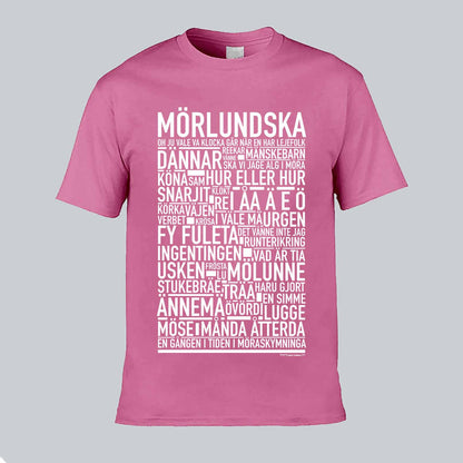 Mörlundska Dialekt Text T-shirt