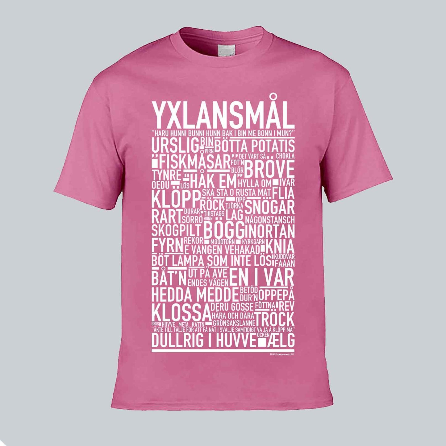 Yxlansmål Dialekt Text T-shirt