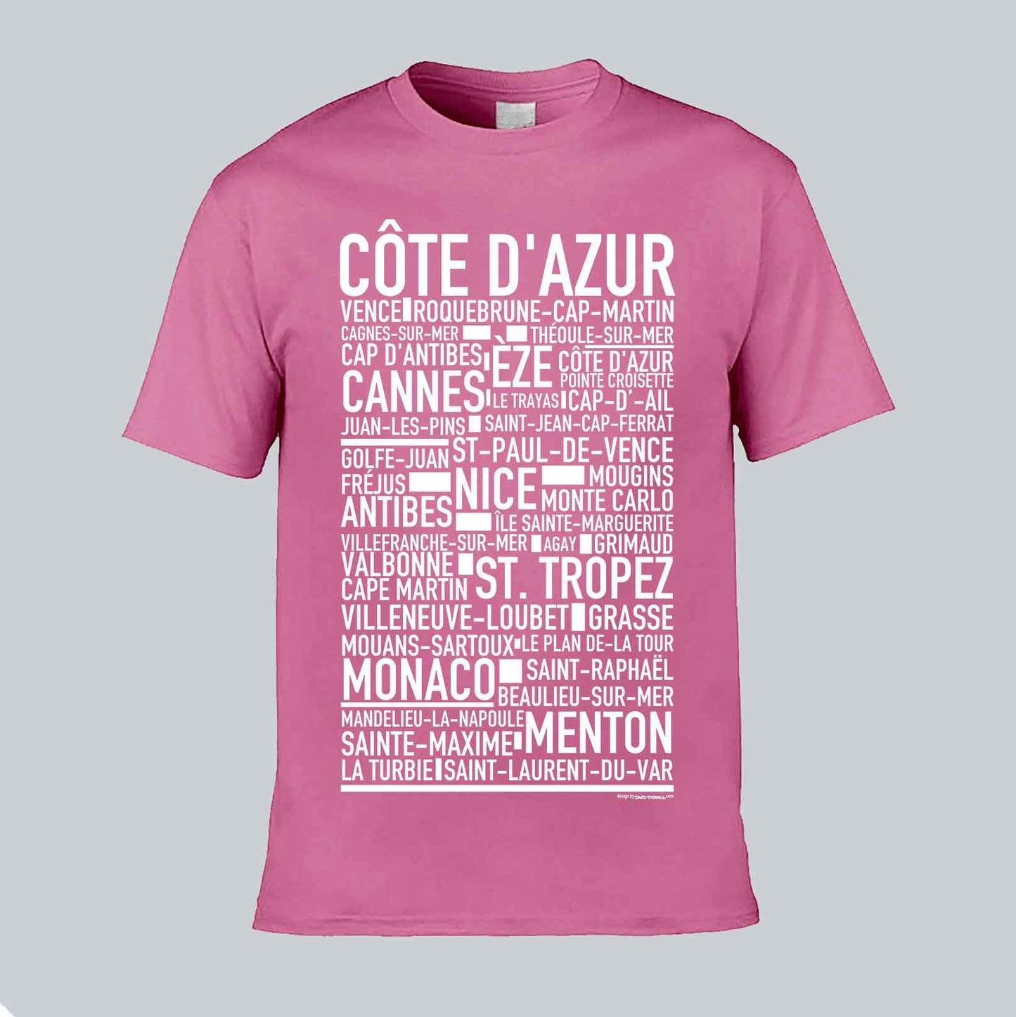 Côte d'Azur Text T-shirt