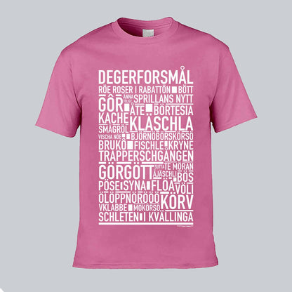 Degerforsmål Dialekt Text T-shirt