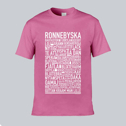 Ronnebyska Dialekt Text T-shirt