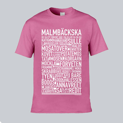 Malmbäckska Dialekt Text T-shirt