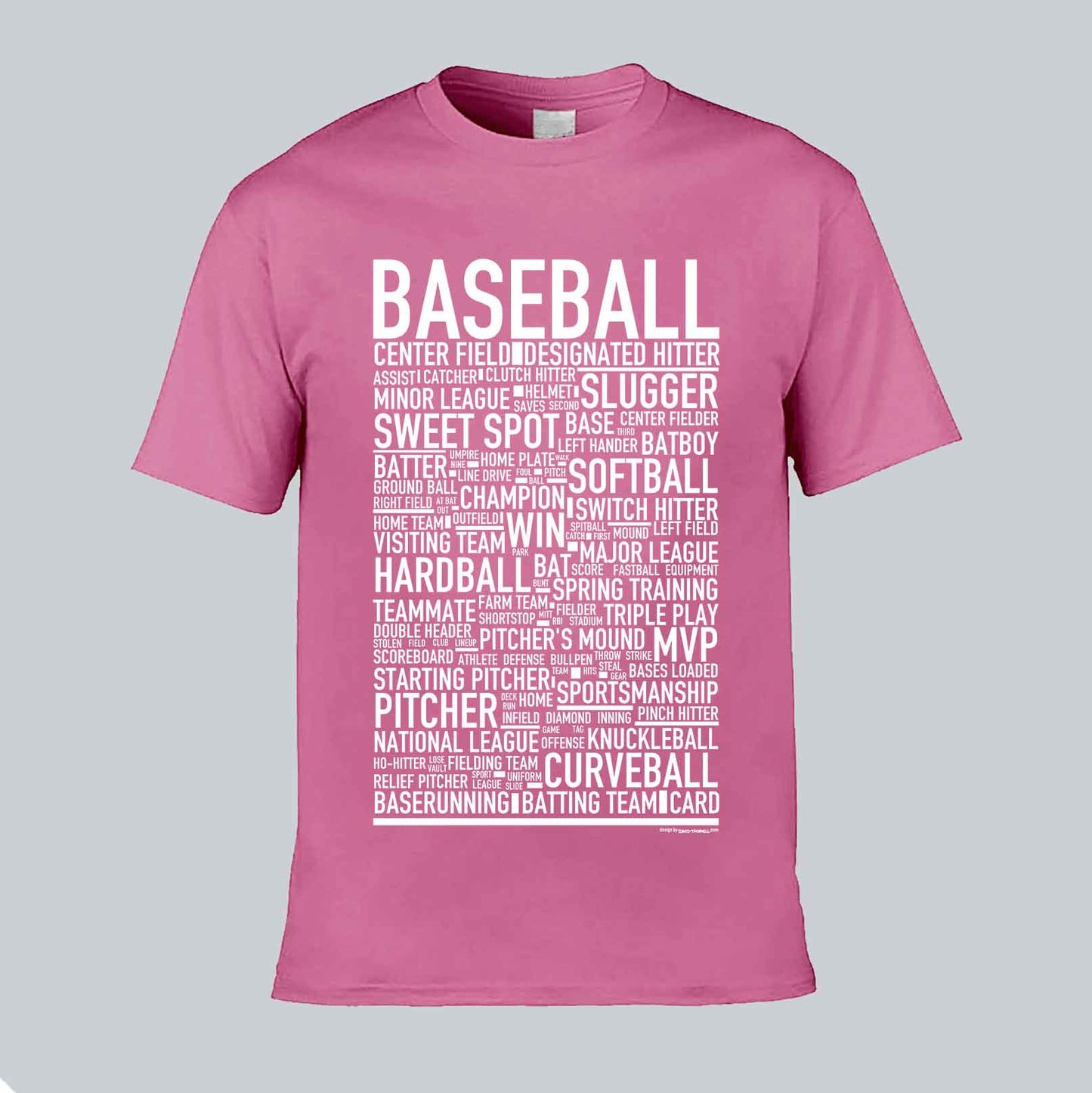 Baseball Text T-shirt
