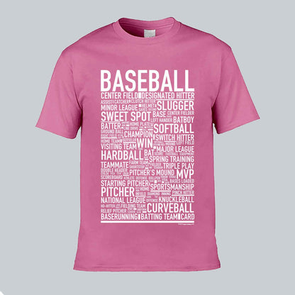 Baseball Text T-shirt