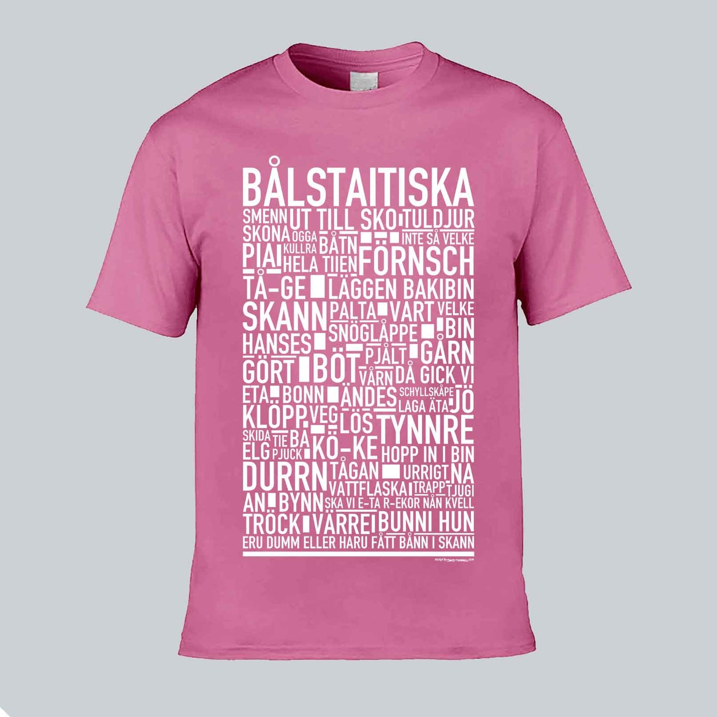 Bålstaitiska Dialekt Text T-shirt