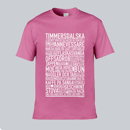 Timmersdalska Dialekt Text T-shirt