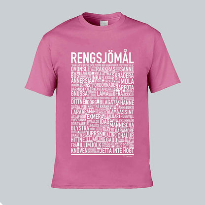 Regnsjömål Dialekt Text T-shirt