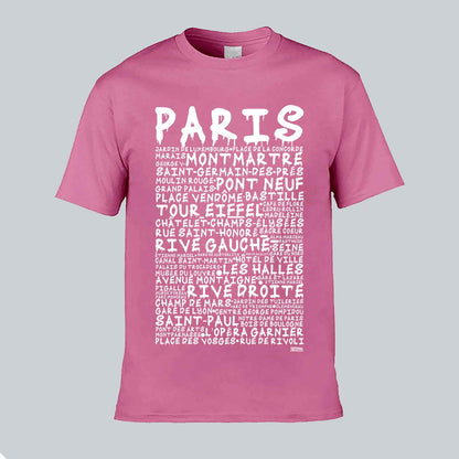 Paris Graffiti Text T-shirt