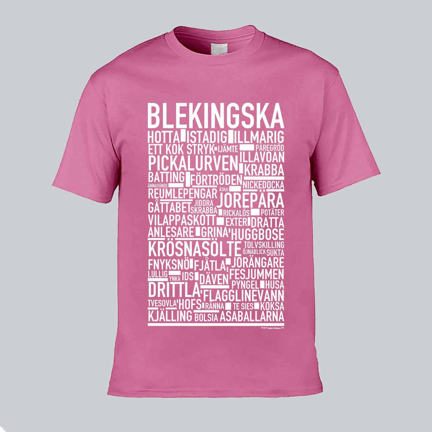 Blekingska Dialekt Text T-shirt